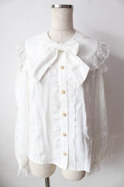画像1: axes femme kawaii / ブルーミングレースブラウス  白 Y-25-10-03-058-AX-BL-SZ-ZY