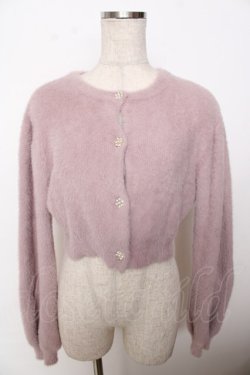 画像1: Maison de FLEUR / ラプンツェルコラボカーディガン  ピンク Y-25-10-03-067-LO-TO-SZ-ZY