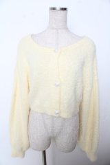 axes femme POETIQUE / フェイバリットカラーカーデ M クリーム Y-25-10-03-069-AX-TO-SZ-ZI