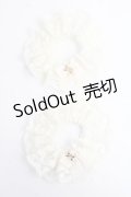 m petit by misako / お袖とめシュシュ  生成り Y-25-10-03-008-LO-ZA-SZ-ZT1008Y