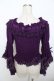 画像2: Vallee lys / Blossom Breeze Blouse  パープル Y-25-10-03-081-GO-BL-SZ-ZY (2)