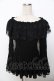 画像1: ATELIER PIERROT / Shirring princess sleeve blouse  黒 Y-25-10-03-082-EL-BL-SZ-ZY (1)