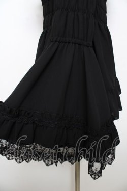 画像4: ATELIER PIERROT / Shirring princess sleeve blouse  黒 Y-25-10-03-082-EL-BL-SZ-ZY