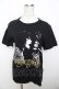 画像1: HYSTERIC GLAMOUR / ヴィンテージロックT  黒 Y-25-10-03-091-PU-TO-SZ-ZY (1)