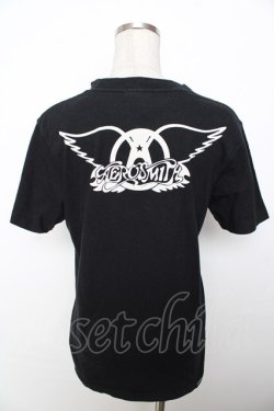 画像2: HYSTERIC GLAMOUR / ヴィンテージロックT  黒 Y-25-10-03-091-PU-TO-SZ-ZY
