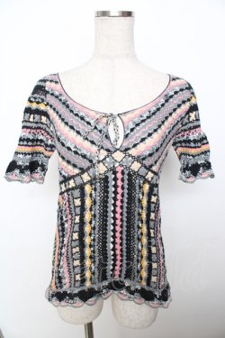 画像1: HYSTERIC GLAMOUR / ニット編みトップス   Y-25-10-03-092-PU-TO-SZ-ZY