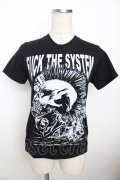 SEX POT ReVeNGe / プリントTシャツ  黒 Y-25-10-03-094-SP-TO-SZ-ZY