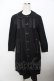 画像1: tricot COMME des GARCONS / 丸襟シャツワンピース  黒 Y-25-10-03-101-0-SK-SZ-ZY (1)