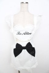 Doll Paradise / フリルエプロン  白 Y-25-10-03-105-LO-OP-SZ-ZY