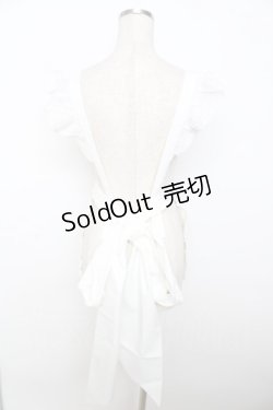 画像2: Doll Paradise / フリルエプロン  白 Y-25-10-03-105-LO-OP-SZ-ZY