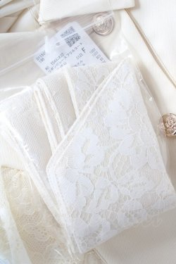 画像3: axes femme / リボン付レースフリルコート F 生成り Y-25-10-03-106-AX-JA-SZ-ZY