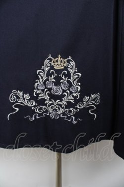 画像3: axes femme / 裾刺繍ナポレオン風ワンピース F 紺 Y-25-10-03-107-AX-OP-SZ-ZY