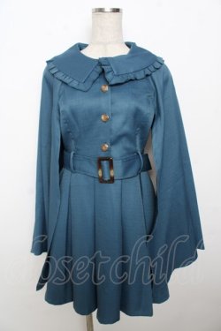 画像1: axes femme POETIQUE / スリット袖風ノースリワンピ M グリーン Y-25-10-03-108-AX-OP-SZ-ZY