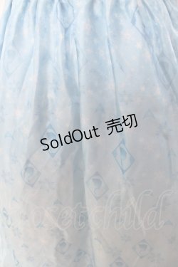 画像3: axes femme / アナと雪の女王ジャンパーースカート  サックス Y-25-10-03-113-AX-OP-SZ-ZY