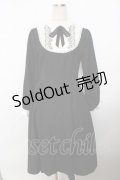 axes femme / ブローチセットロマンワンピース F 黒 Y-25-10-03-116-AX-OP-SZ-ZY