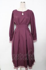 axes femme / ベルシックワンピース  パープル Y-25-10-03-122-AX-OP-SZ-ZI