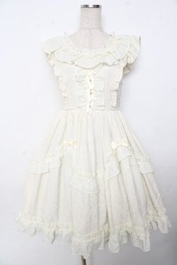 画像1: axes femme kawaii / レディローズジャンスカ M 生成り Y-25-10-03-126-AX-OP-SZ-ZY