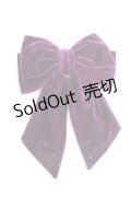 axes femme POETIQUE / ベロアリボンバレッタ  パープル Y-25-10-03-014-AX-AC-SZ-ZT1008Y