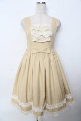 axes femme kawaii / オリビアジャンパースカート M イエロー Y-25-10-03-132-AX-OP-SZ-ZI