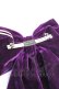 画像3: axes femme POETIQUE / ベロアリボンバレッタ  パープル Y-25-10-03-014-AX-AC-SZ-ZY (3)