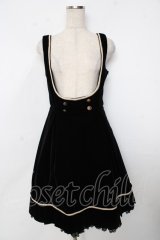 PUTUMAYO / プリーツ編上げジャンスカ  黒 Y-25-10-03-134-PT-OP-SZ-ZI