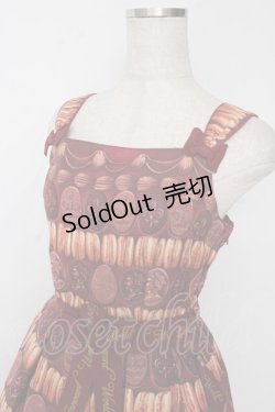 画像3: Innocent World / チョコマカロンジャストウエストジャンパースカート M(93cm丈) ワイン Y-25-10-03-139-IW-OP-AS-ZY