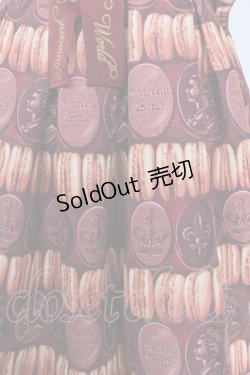 画像4: Innocent World / チョコマカロンジャストウエストジャンパースカート M(93cm丈) ワイン Y-25-10-03-139-IW-OP-AS-ZY