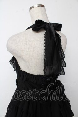 画像5: Angelic Pretty / ふんわりフリルホルタージャンパースカート  黒 Y-25-10-03-143-AP-OP-AS-ZY
