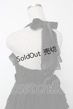 画像5: Angelic Pretty / ふんわりフリルホルタージャンパースカート  黒 Y-25-10-03-143-AP-OP-AS-ZI