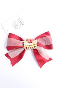 axes femme POETIQUE / ガトー・フレーズマルチリボン  赤 Y-25-10-03-017-AX-AC-SZ-ZT486-F001