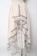 画像2: axes femme POETIQUE / リボン花柄バックフリルスカート Ｍ キナリ Y-25-10-03-162-AX-SK-SZ-ZY (2)