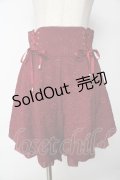 axes femme POETIQUE / ふくれジャカードキュロット  ワイン Y-25-10-03-166-AX-PA-SZ-ZY