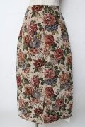 axes femme / ゴブランスカート  ベージュ Y-25-10-03-168-AX-SK-SZ-ZY