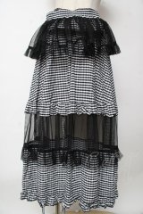 Fickle Bebe / フリルティアードワンピース F 黒 Y-25-10-03-169-0-OP-SZ-ZI