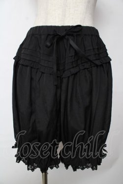 画像1: axes femme kawaii / コットンドロワーズ  黒 Y-25-10-03-178-AX-PA-SZ-ZY