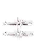 axes femme / 蝶ヘアクリップ  シルバー Y-25-10-03-023-AX-ZA-SZ-ZY