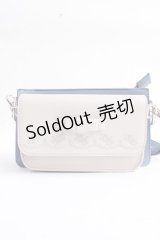 axes femme / バイカラー2wayポシェット  サックス Y-25-10-03-035-AX-BG-SZ-ZT500