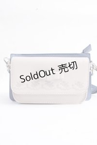 axes femme / バイカラー2wayポシェット  サックス Y-25-10-03-035-AX-BG-SZ-ZT500