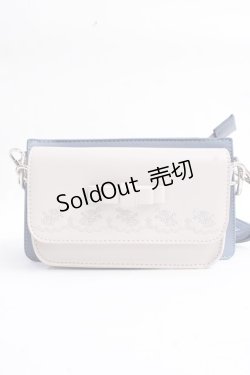 画像1: axes femme / バイカラー2wayポシェット  サックス Y-25-10-03-035-AX-BG-SZ-ZT500