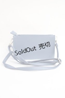 画像2: axes femme / バイカラー2wayポシェット  サックス Y-25-10-03-035-AX-BG-SZ-ZT500