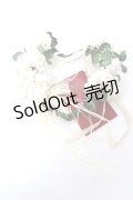 PINK HOUSE / White Cloverリースコサージュ  ホワイト Y-25-10-05-006-LO-ZA-SZ-ZY