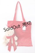 PINK HOUSE / 50th BEAR&巾着バッグ(50体限定)  赤 Y-25-10-05-063-LO-ZA-SZ-ZY