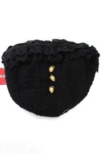 PINK HOUSE / ベリーツイードショルダーバッグ  黒 Y-25-10-05-069-LO-BG-SZ-ZY