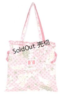 PINK HOUSE / St.パトリックパレードプリント巾着バッグ  赤 Y-25-10-05-072-LO-BG-SZ-ZY