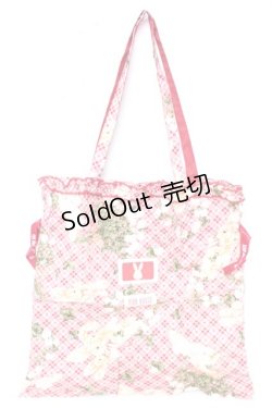 画像1: PINK HOUSE / St.パトリックパレードプリント巾着バッグ  赤 Y-25-10-05-072-LO-BG-SZ-ZY