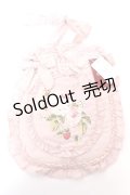 PINK HOUSE / Berry Rose刺繍アップリケ付きフリルポシェット  ピンク Y-25-10-05-076-LO-BG-SZ-ZY