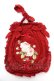 画像1: PINK HOUSE / Berry Rose刺繍アップリケ付きフリルポシェット  赤 Y-25-10-05-078-LO-BG-SZ-ZY (1)