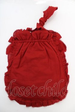 画像2: PINK HOUSE / Berry Rose刺繍アップリケ付きフリルポシェット  赤 Y-25-10-05-078-LO-BG-SZ-ZY