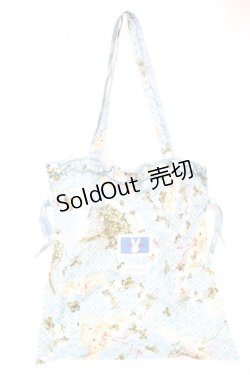 画像1: PINK HOUSE / St.パトリックパレードプリント巾着バッグ  ブルー Y-25-10-05-081-LO-BG-SZ-ZY