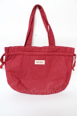 画像2: PINK HOUSE / いちご刺繍ワッペントートバッグ F 赤 Y-25-10-05-086-LO-BG-SZ-ZY